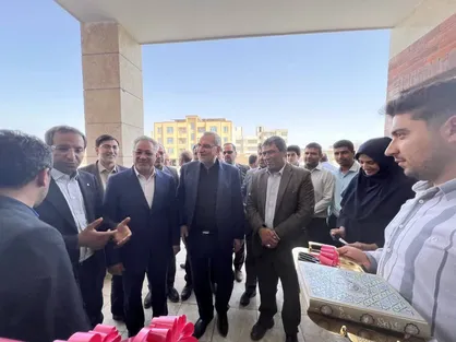 افتتاح ساختمان مرکز آموزشی به&zwnj;ورزی دانشگاه علوم پزشکی جیرفت