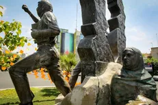 دیوارنگاره جدید میدان فلسطین رونمایی شد