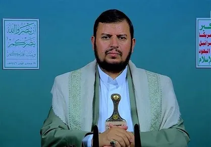 تاکید الحوثی بر ادامه حمایت یمن از فلسطین و تقابل با آمریکا