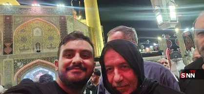 عکس / وزیر امور خارجه کشورمان در حرم امیرالمومنین(ع)