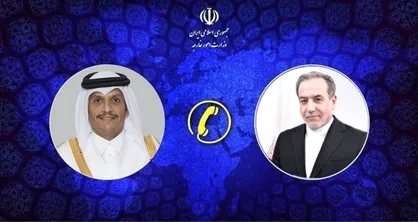 رایزنی تلفنی وزرای امور خارجه ایران و قطر درباره وضعیت غزه و کرانه باختری