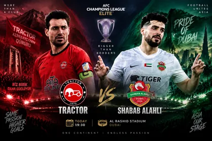 پخش زنده بازی تراکتور و شباب الاهلی در لیگ نخبگان آسیا