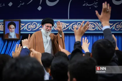 دیدار دانش&zwnj;آموزان و دانشجویان با رهبر معظم انقلاب