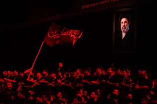 عزاداری ایام محرم در هیات لواء حیدر کرار کرج