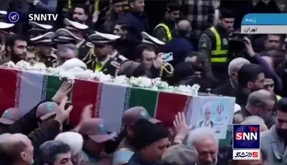 پیکر شهیدان رازینی و مقیسه بر روی دستان تهرانی&zwnj;ها تشییع شد