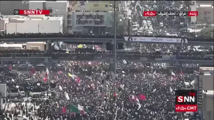 قیام تاریخی مردم عراق در تشییع میلیونی رهبر شهید مقاومت