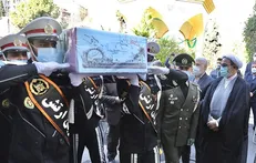 تشییع پیکر شهید گمنام در سازمان قضایی نیرو‌های مسلح