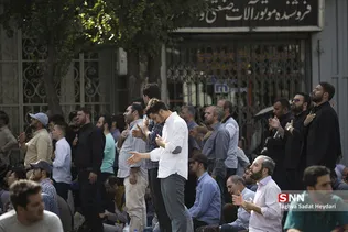 مراسم دعای عرفه در خیابان سعدی