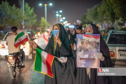 جشن پیروزی سید ابراهیم رئیسی در شیراز