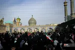 مراسم یادبود شهدای خانواده رهبر انقلاب در حرم عبدالعظیم حسنی(ع)