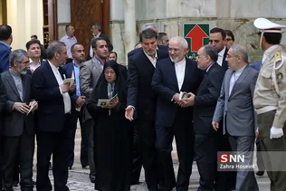 تجدید میثاق وزیر امور خارجه و روسای نمایندگی های ایران در جهان با آرمان‌های امام (ره)