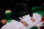 وداع با پیکر شهید مدافع حرم عین‌الله مصطفایی
