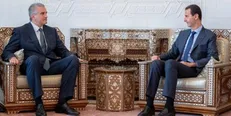 دیدار بشار اسد با رئیس جمهور خودخوانده «کریمه» در دمشق