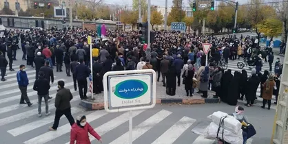 تجمع مردم شهرکرد در اعتراض به کمبود آب