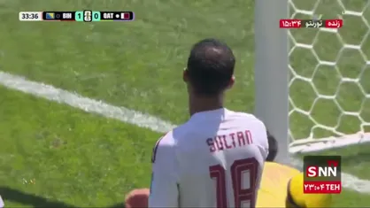 گل دوم بوسنی به قطر توسط سلطان بریک (گل به خودی) دقیقه 34