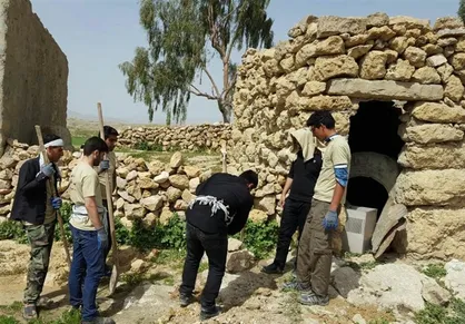 دانشجویان دانشگاه سیستان و بلوچستان در روستای کندرک خدمات رسانی می&zwnj;کنند
