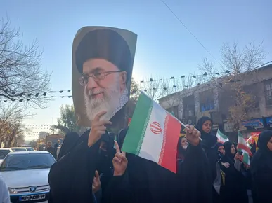 راهپیمایی مردم لرستان در محکومیت اغتشاشات و حمایت از امنیت ملی