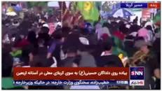 پیاده روی دلدادگان حسینی(علیه السلام) به سوی کربلای معلی در آستانه اربعین
