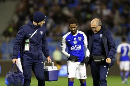 ستاره الهلال مصدوم شد