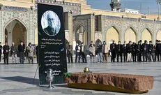 پیکر سعید تشکری در جوار امام مهربانی‌ها آرام گرفت