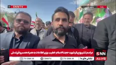 حسین طاهری: تا این مردم را داریم هیچ دشمن حرامزاده‌ای نمی‌تواند نگاه چپ به ایران داشته باشد
