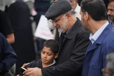 شرکت نوجوانان مساجد طرح آرمان در راهپیمایی حمایت از مردم مظلوم فلسطین