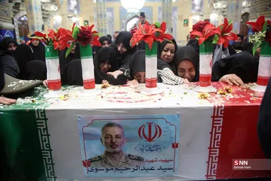 وداع و تشییع پیکر سپهبد شهید عبدالرحیم موسوی فرمانده ستاد کل نیرو‌های مسلح در مسجد مقدس جمکران