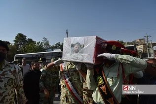 تشییع پیکر مطهر شهید «رضا زارع‌ مویدی» شهید مدافع امنیت در شیراز