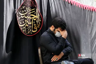 عزاداری هیئت عاشقان حسینی در روز عاشورا 