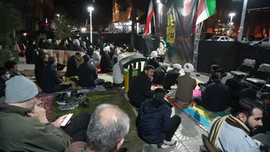 دانشجویان قمی در شب ۲۱ رمضان ندای «الغوث الغوث» سر دادند+فیلم