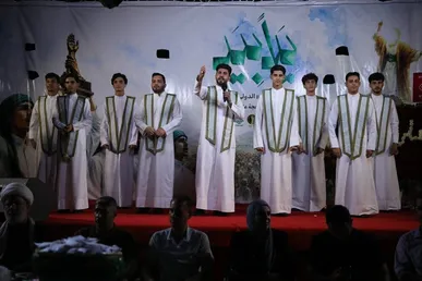 جشنواره بین‌المللی سرود «یدا بید» باحضور هزاران نفری مردم بصره آغاز شد