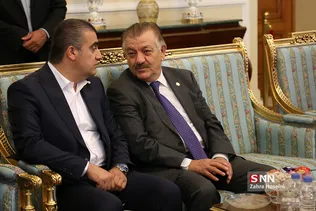 دیدار نائب‌‌ رئیس مجلس عراق با علی لاریجانی