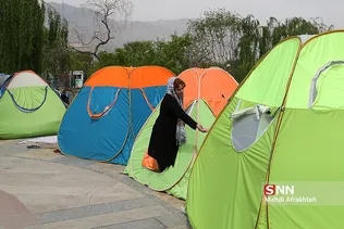 روز طبیعت در پل طبیعت تهران
