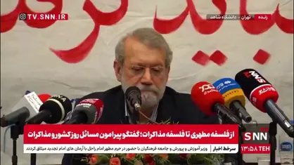 علی لاریجانی: می&zwnj;گویند حماس را نابود کردند؛ پس این تبادل اسرا را با اجنه انجام می&zwnj;دهید؟!