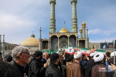 تشییع پیکر شهید حجت‌الاسلام والمسلمین محسن مهدوی کلاته در قم