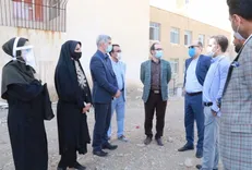 بازدید سعادتمند و معاونانش از کمپ مرحوم حجازی