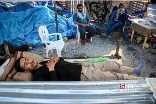 موکب دانشجویان دانشگاه صنعتی شریف در مرز مهران