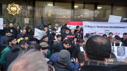 تجمع دانشجویان در حمایت از ایستادگی ملت سوریه و محور مقاومت در مقابل تروریست&zwnj;ها+ تصاویر