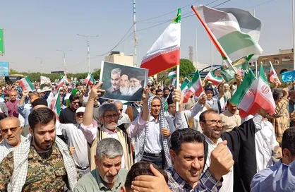 راهپیمایی &laquo;جمعه خشم&raquo; در اهواز برگزار شد