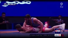 فن دیدنی «سنجاب پرنده» دانیال سهرابی روی محمدرضا گرایی برای کسب ۴ امتیاز و پیروزی مقابل قهرمان المپیکی