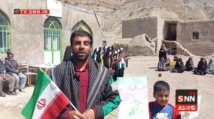 مردم دهستان مرزی لانو شهرستان سربیشه هم از راهپیمایی روز جهانی قدس جا نماندند+فیلم