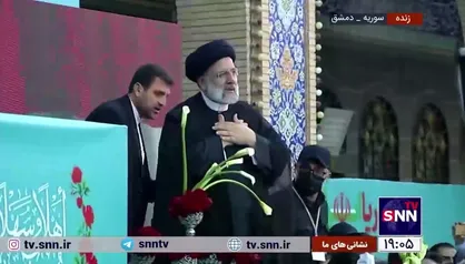 ابراز ارادات زائران حرم حضرت زینب (س) به رئیس جمهوری اسلامی ایران