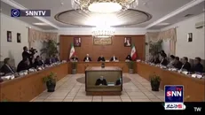 اولین جلسه هیئت دولت با حضور وزرای جدید