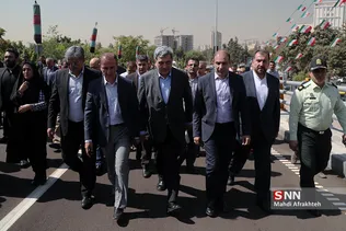 افتتاح و بهره برداری پل تقاطق غیر هم سطح بزرگراه شهید چمران 