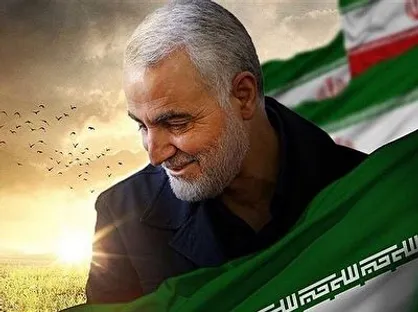 عکس| آغاز زندگی مشترک زوج جوان در جوار مزار شهید سلیمانی