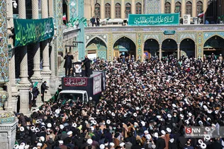 تشییع پیکر آیت‌الله صافی گلپایگانی(ره) 