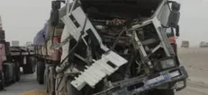 طوفان شن در محور انار_یزد حادثه ساز شد