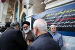 مراسم اربعین شهید علی لاریحانی در مسجد امام صادق(ع)