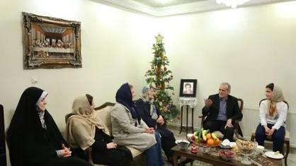 دیدار رئیس&zwnj;جمهوری با خانواده ۲ شهید مسیحی دوران جنگ تحمیلی
