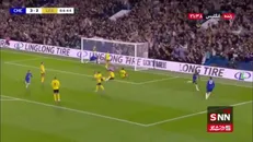 گل چهارم چلسی به لیدز توسط  دنی ولبک / چلسی 4 - 2 لیدز